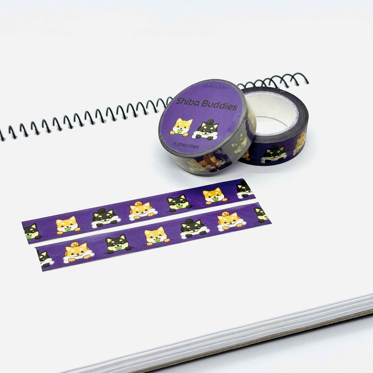 'Shiba Buddies' Washi Tape