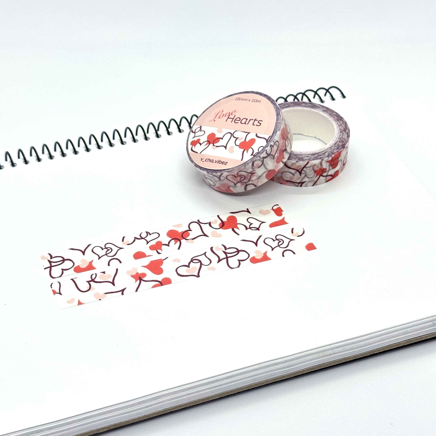 'Love Hearts' Washi Tape