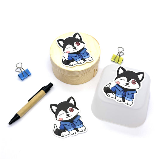 'Ragdoll Husky' Sticker