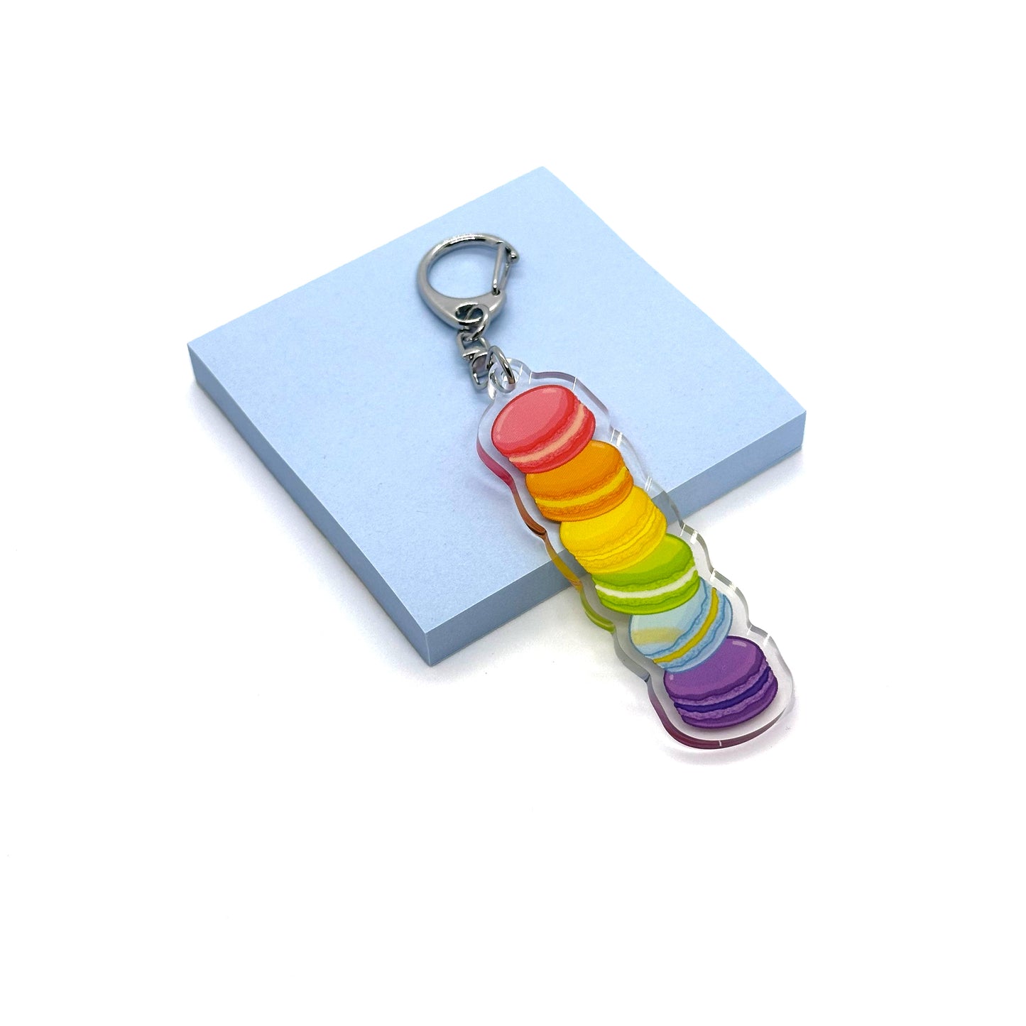 'Rainbow Macarons' Keychain