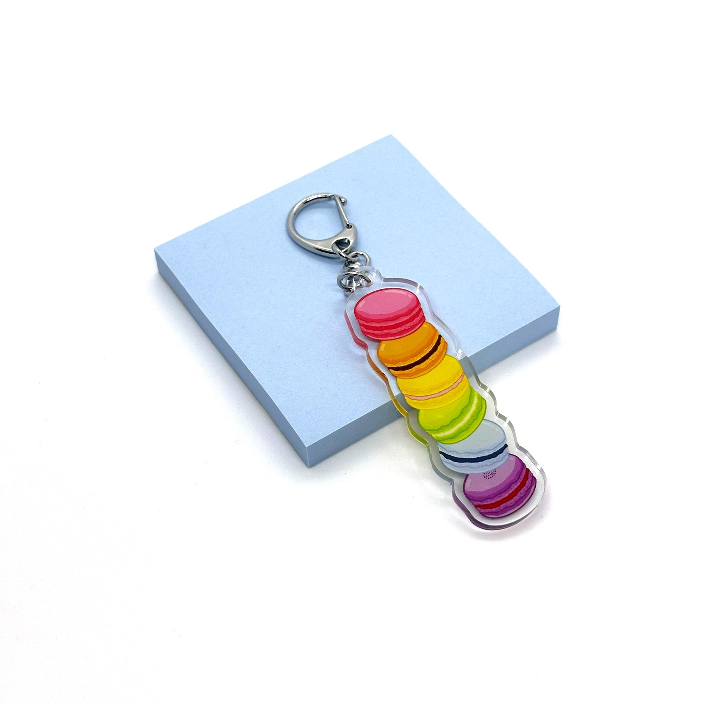 'Rainbow Macarons' Keychain