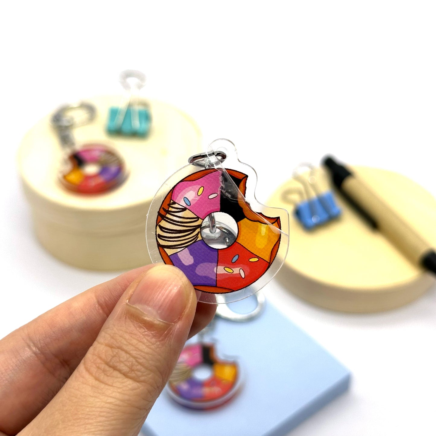 'Yummy Donut' Keychain