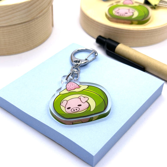 'Matcha&Pig' Keychain