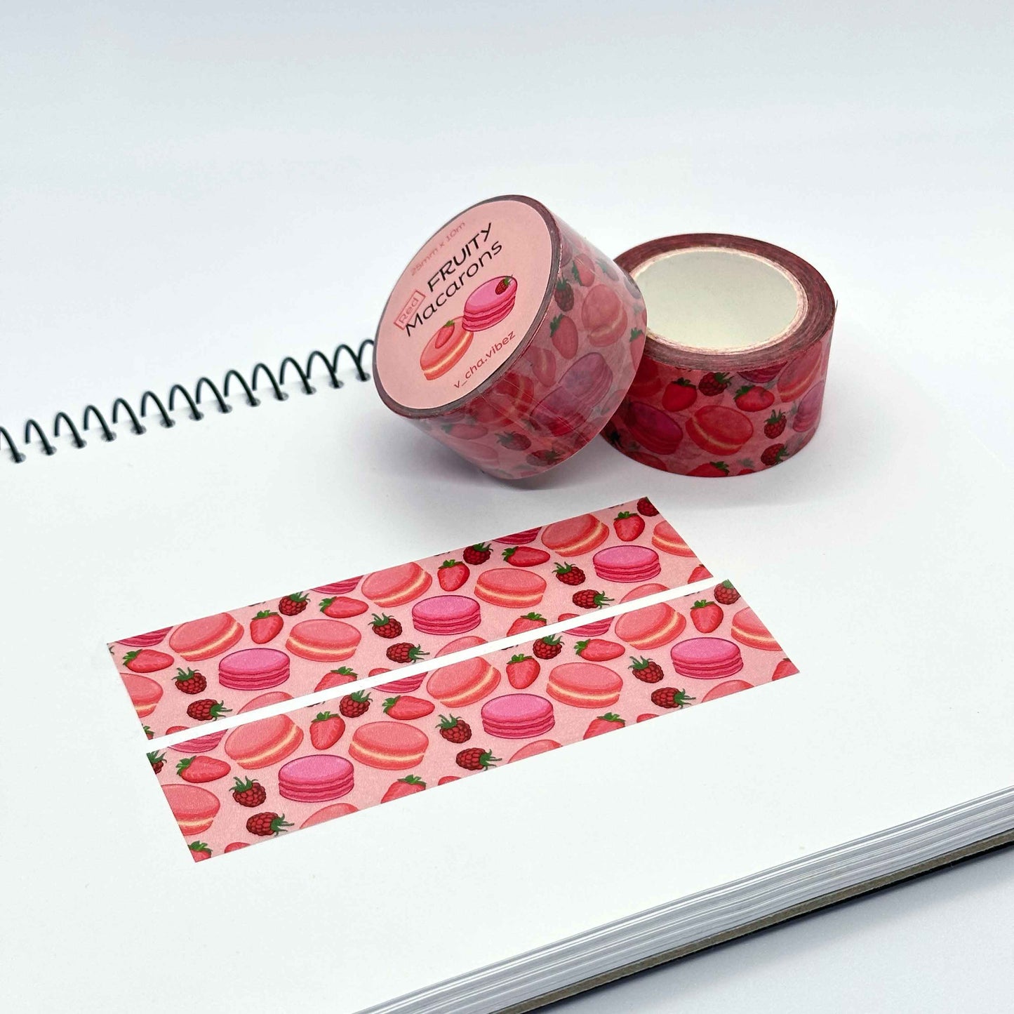 'Red Macaron' Washi Tape