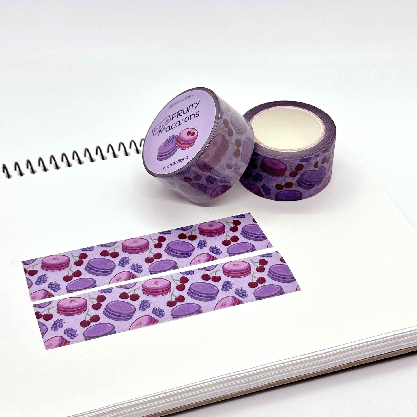 'Purple Macaron' Washi Tape