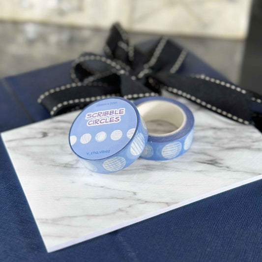 'Scribble Circles' Washi Tape
