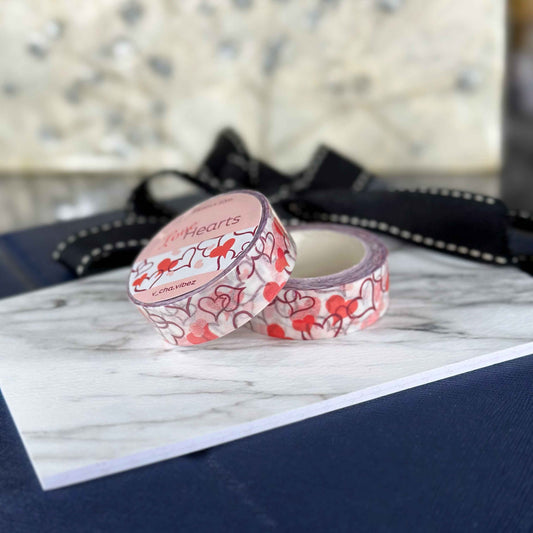 'Love Hearts' Washi Tape
