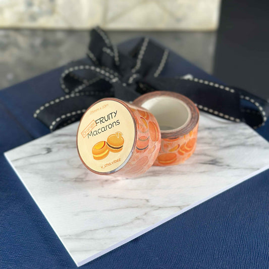 'Orange Macaron' Washi Tape
