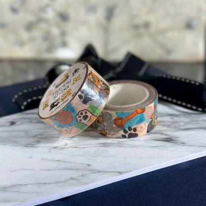 'Happy Shiba' Washi Tape