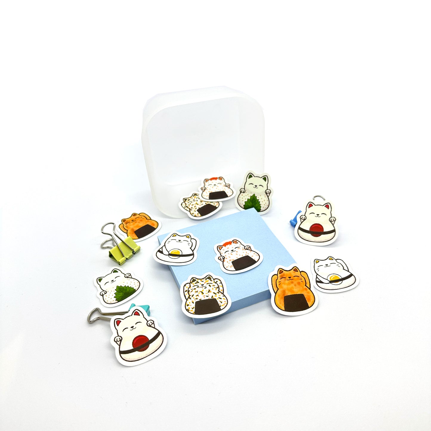 'Neko Onigiri' Sticker Pack