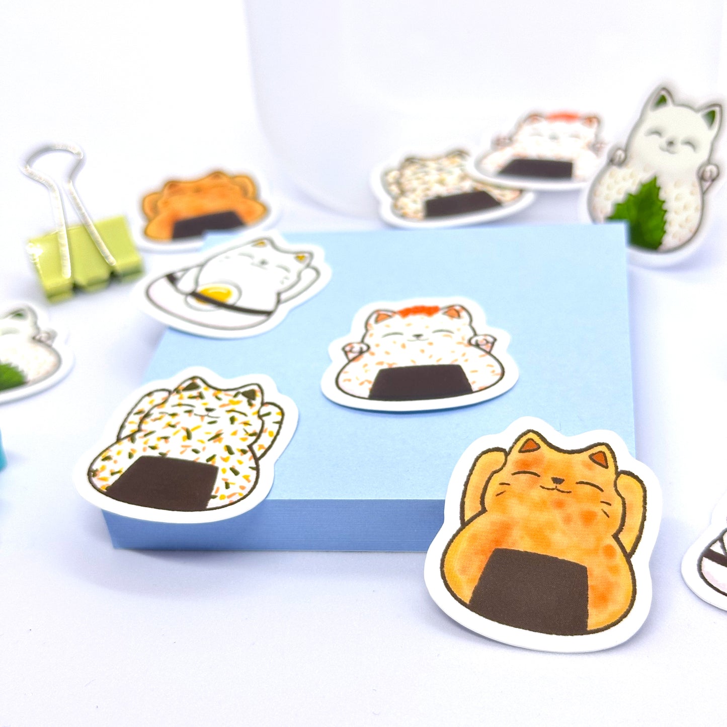 'Neko Onigiri' Sticker Pack