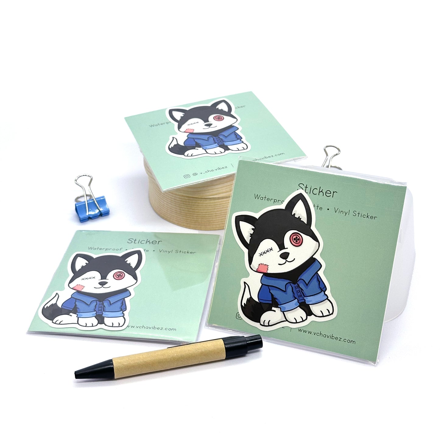 'Ragdoll Husky' Sticker