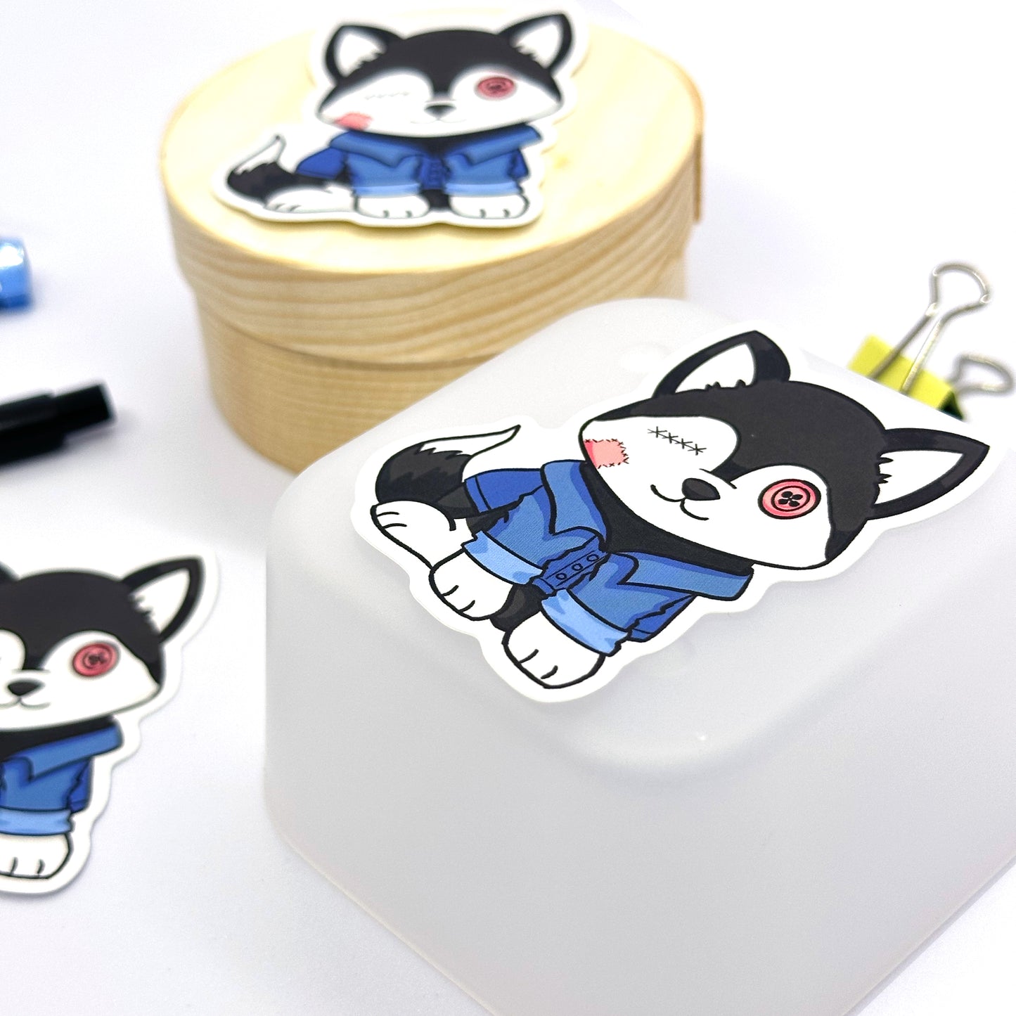 'Ragdoll Husky' Sticker