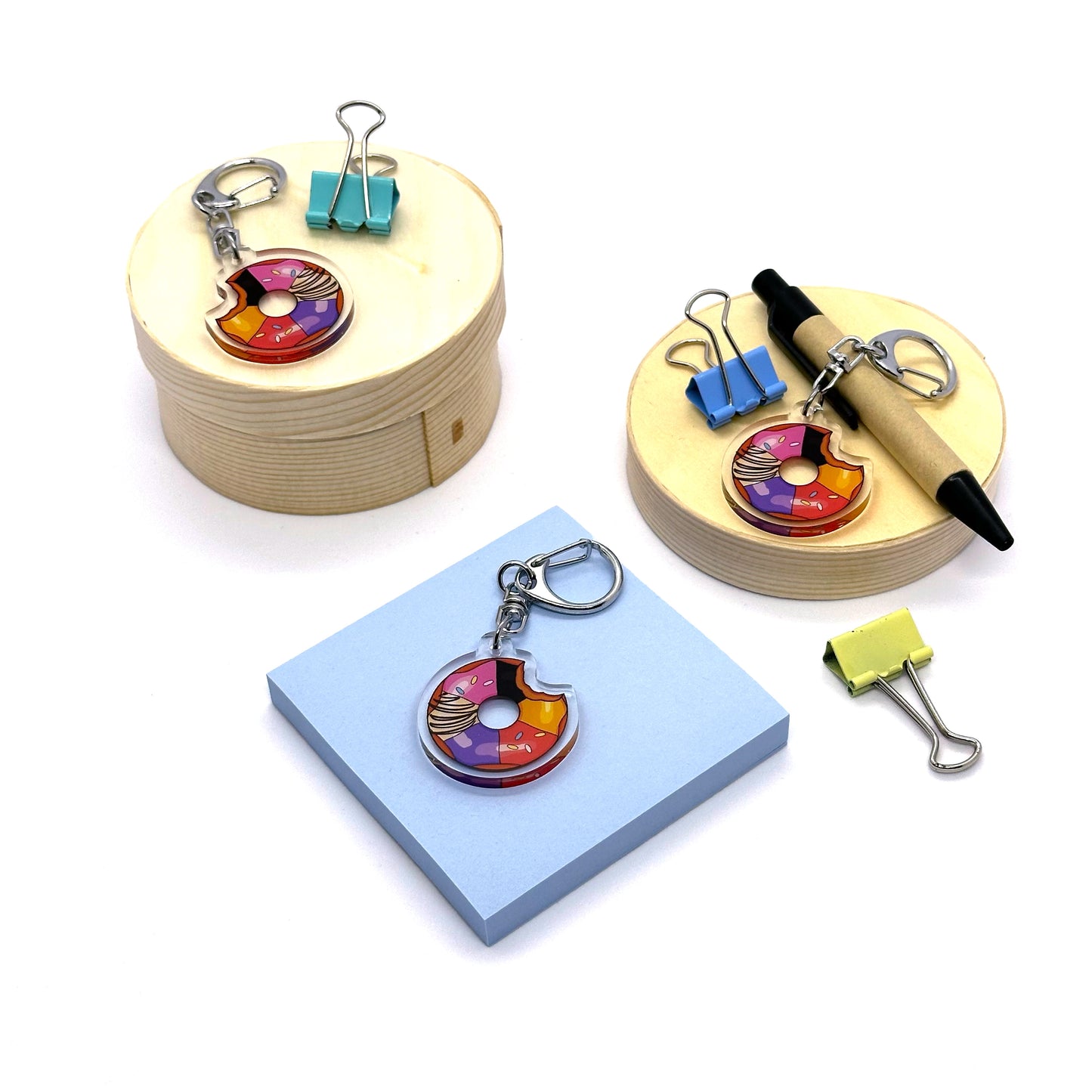 'Yummy Donut' Keychain